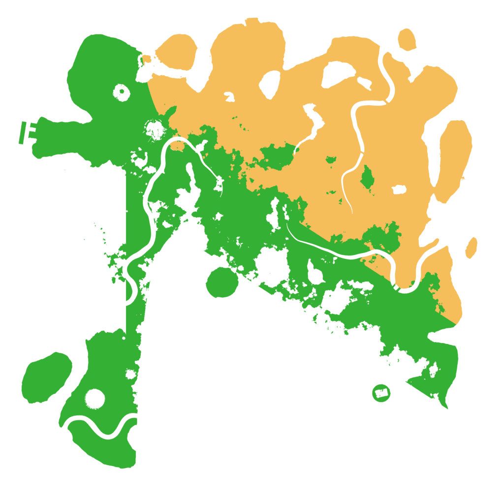 Biome Rust Map: Procedural Map, Size: 4500, Seed: 35623