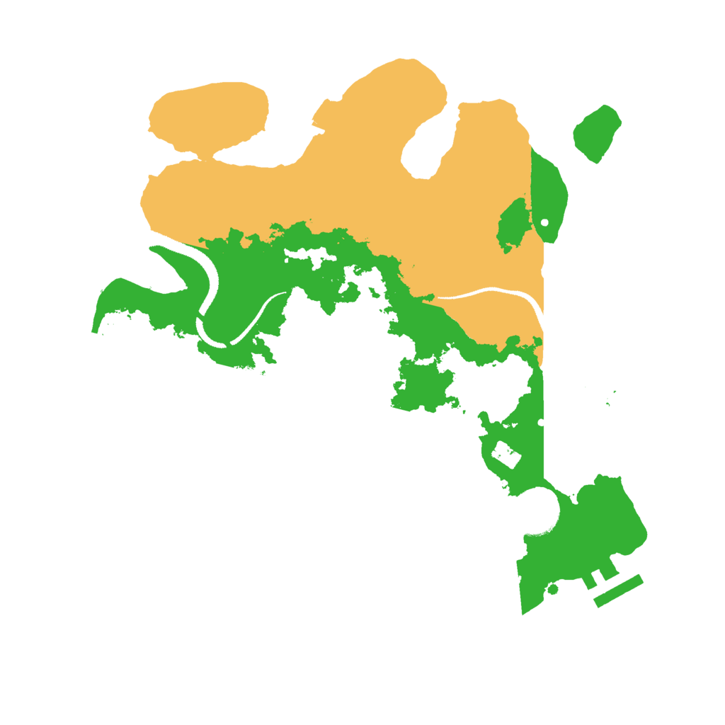 Biome Rust Map: Procedural Map, Size: 2800, Seed: 1980826462