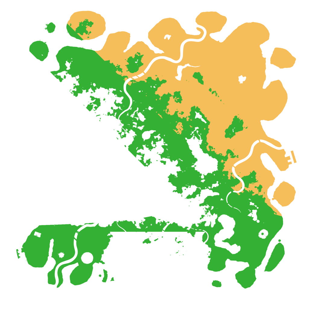 Biome Rust Map: Procedural Map, Size: 5000, Seed: 80085406