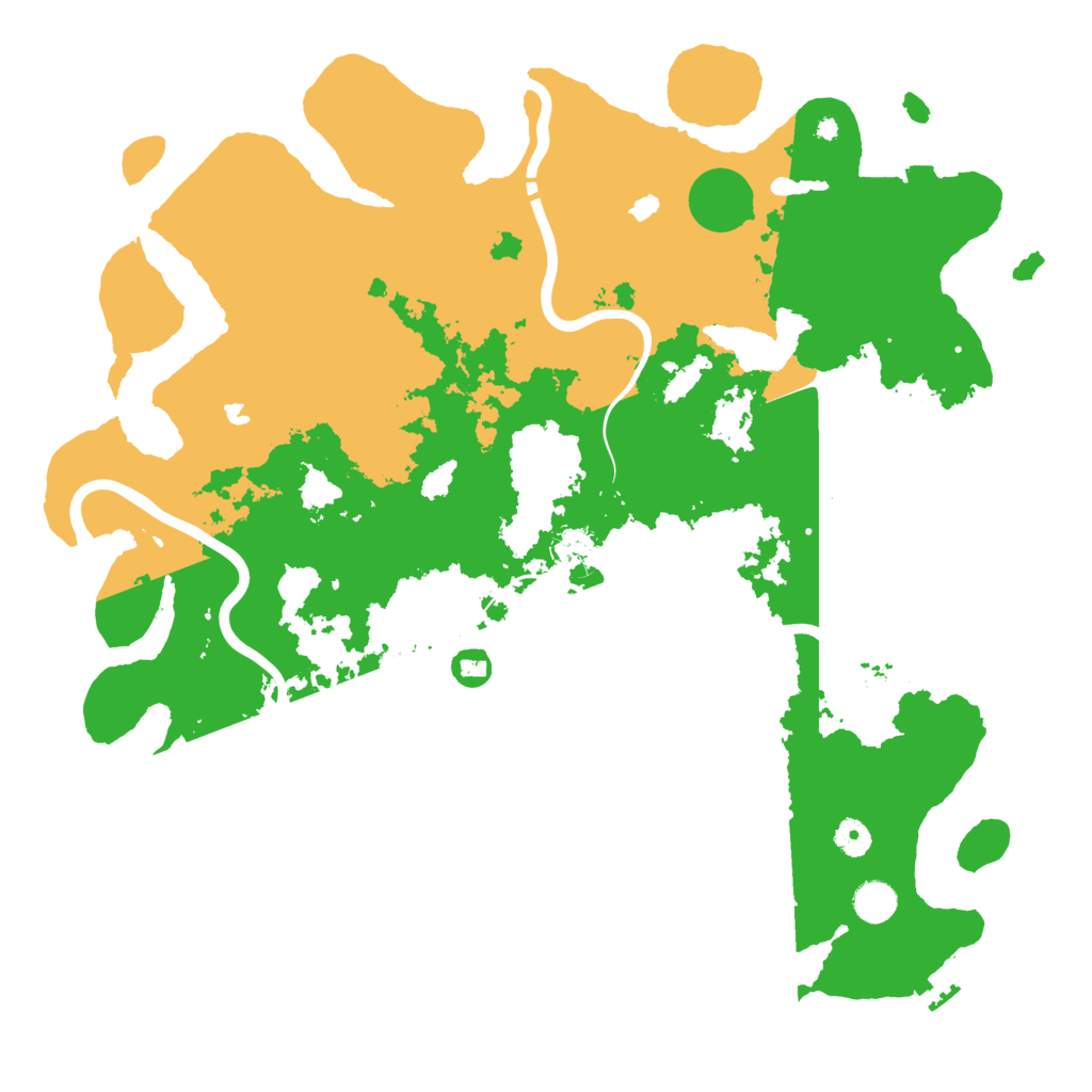 Biome Rust Map: Procedural Map, Size: 4500, Seed: 1056532645