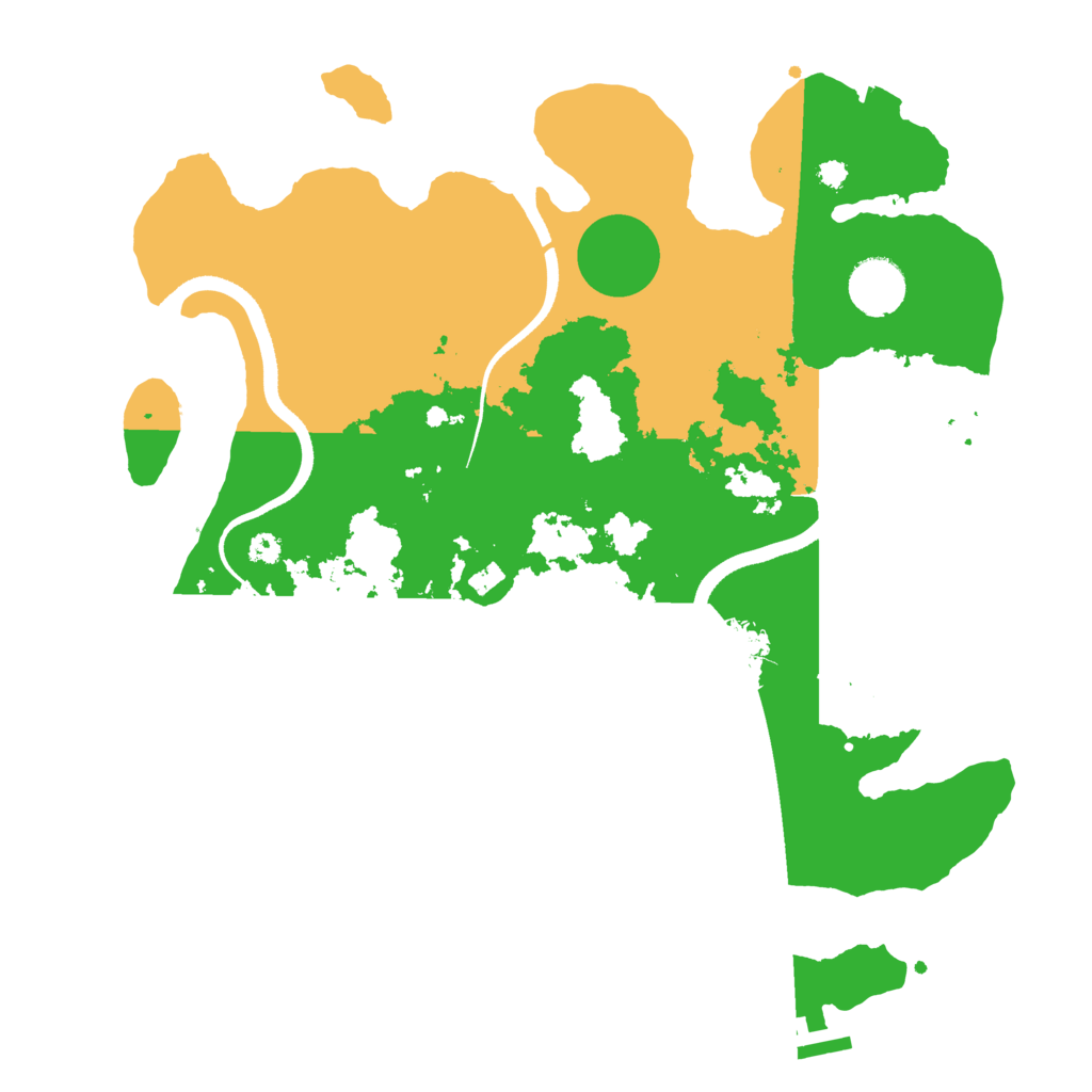 Biome Rust Map: Procedural Map, Size: 3500, Seed: 546979513