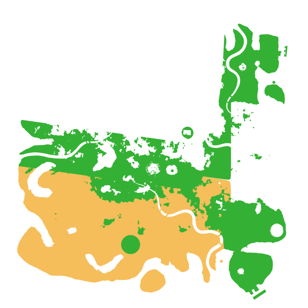 Biome Rust Map: Procedural Map, Size: 4300, Seed: 872907554