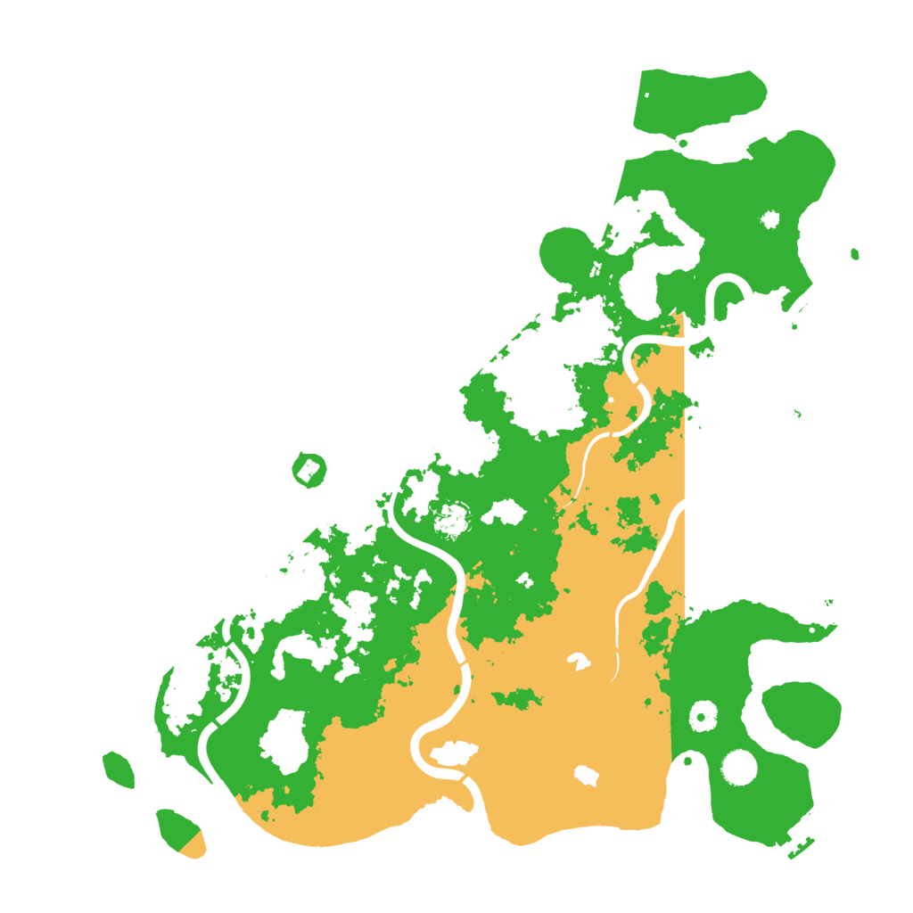 Biome Rust Map: Procedural Map, Size: 4500, Seed: 539794215