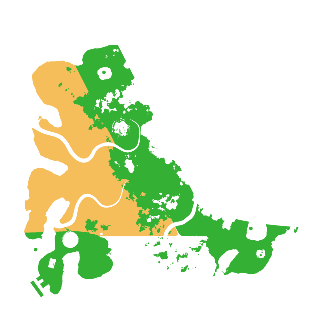 Biome Rust Map: Procedural Map, Size: 3500, Seed: 1109529650