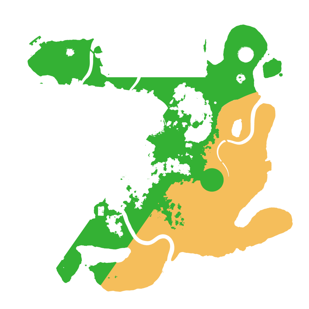 Biome Rust Map: Procedural Map, Size: 3500, Seed: 1874566727