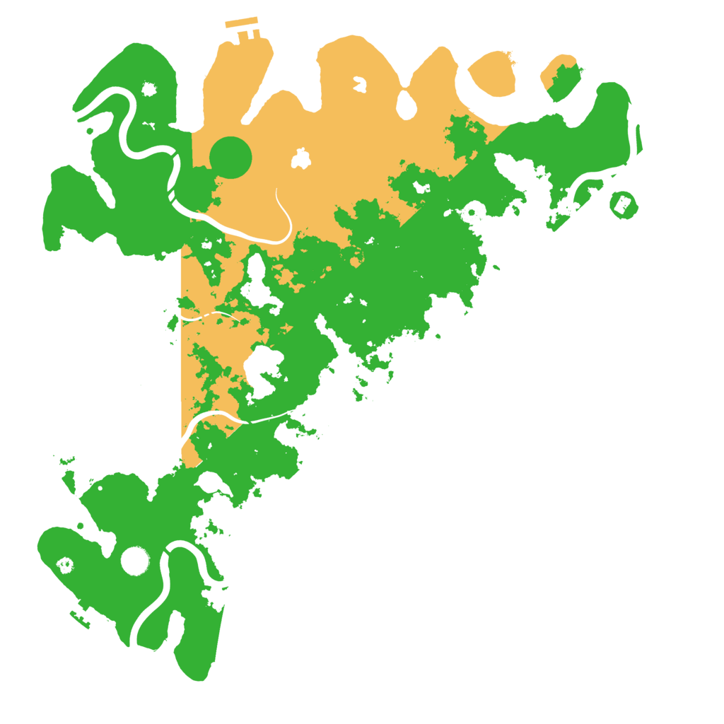 Biome Rust Map: Procedural Map, Size: 4500, Seed: 501259800