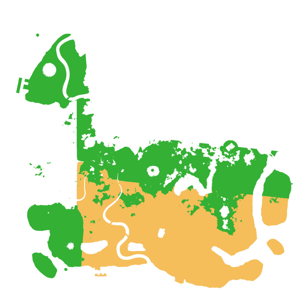 Biome Rust Map: Procedural Map, Size: 4000, Seed: 399706235