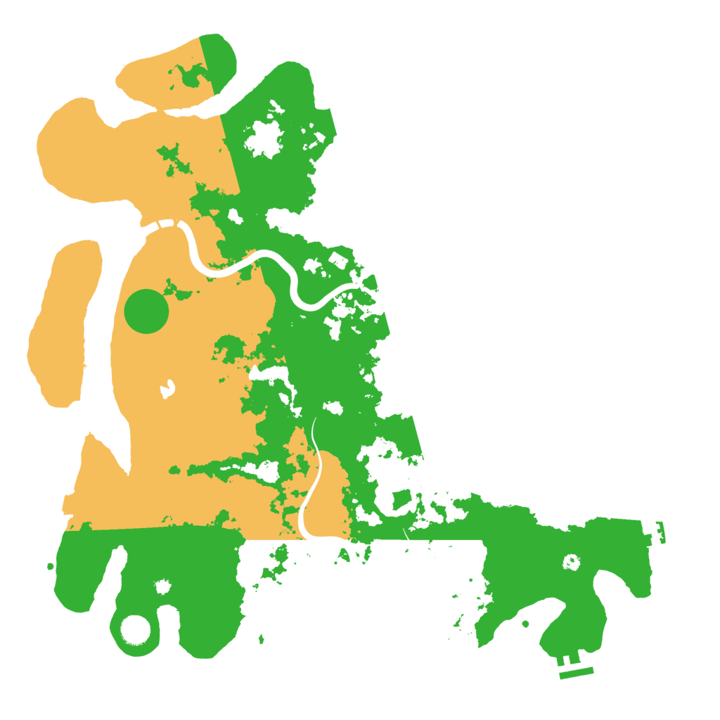 Biome Rust Map: Procedural Map, Size: 4250, Seed: 651441009