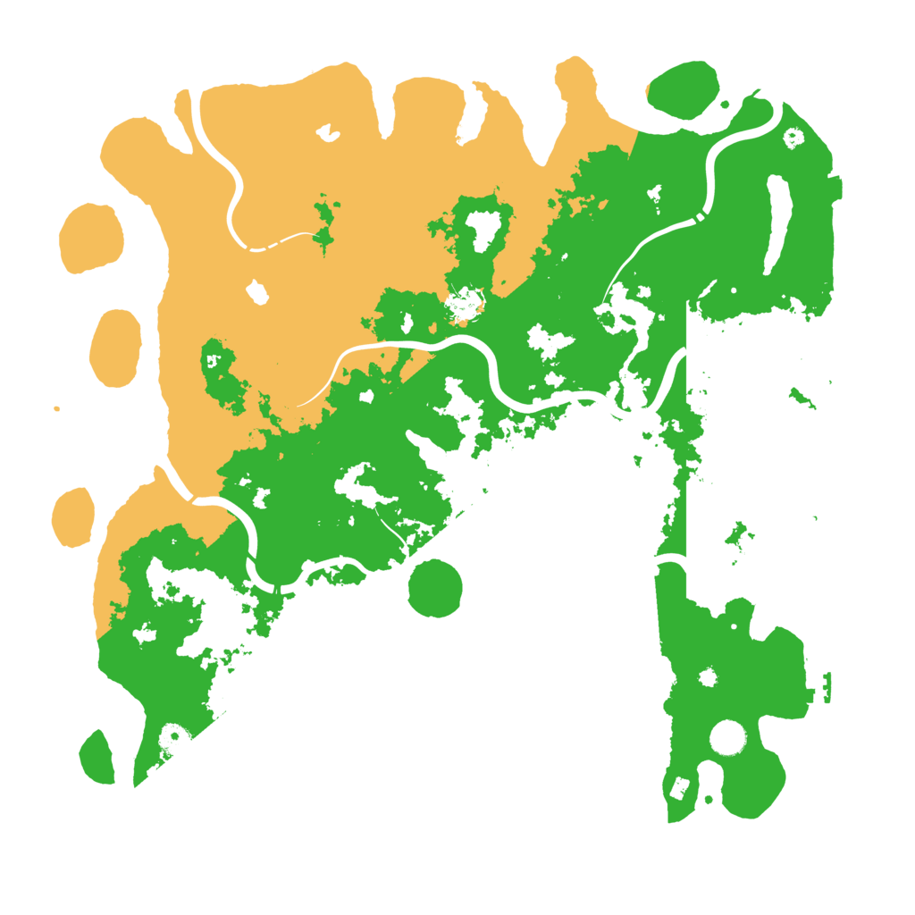 Biome Rust Map: Procedural Map, Size: 4500, Seed: 1103766517