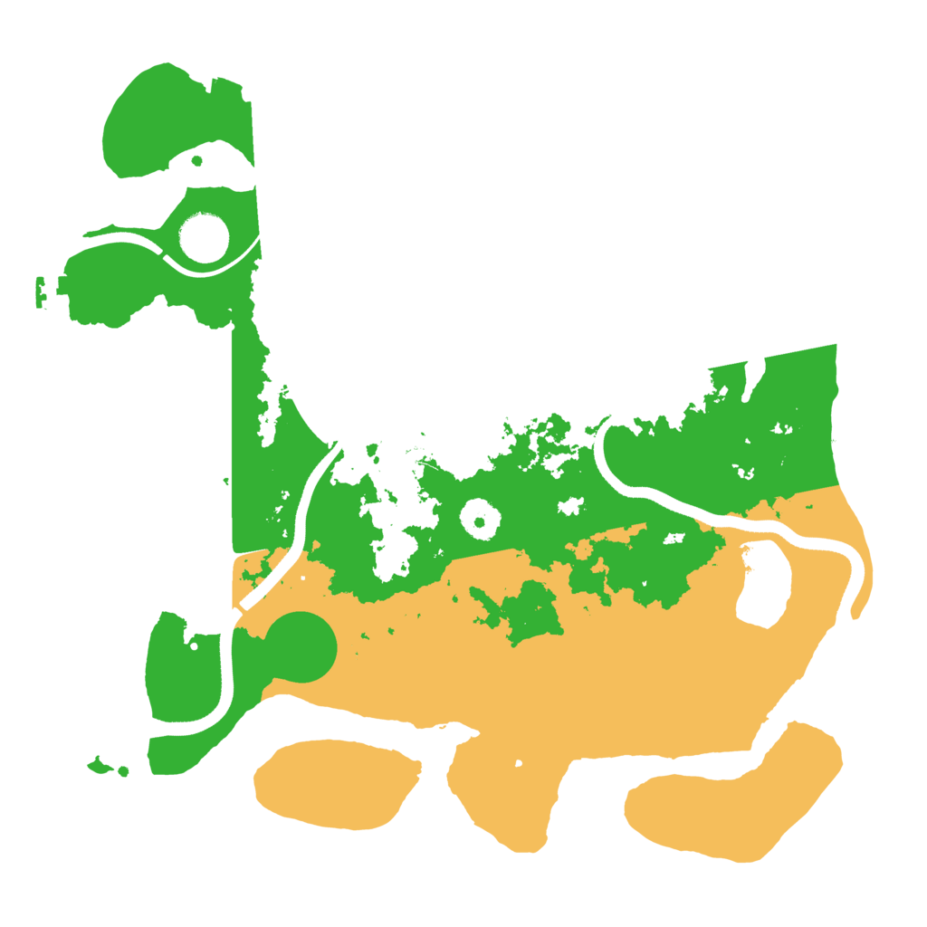 Biome Rust Map: Procedural Map, Size: 3500, Seed: 2804377