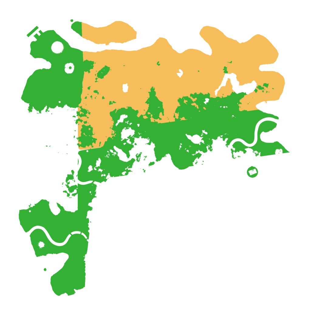 Biome Rust Map: Procedural Map, Size: 4500, Seed: 1369346562