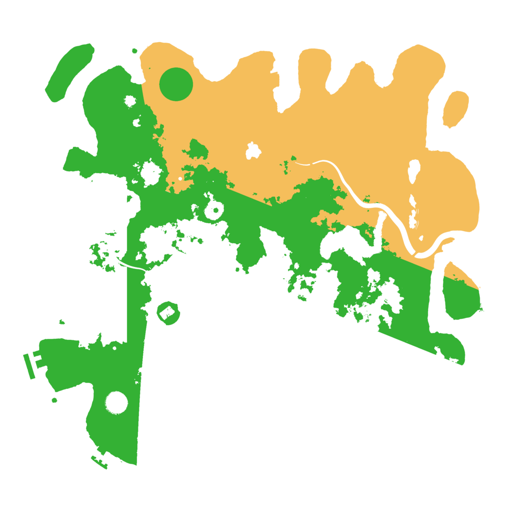 Biome Rust Map: Procedural Map, Size: 4000, Seed: 743941625