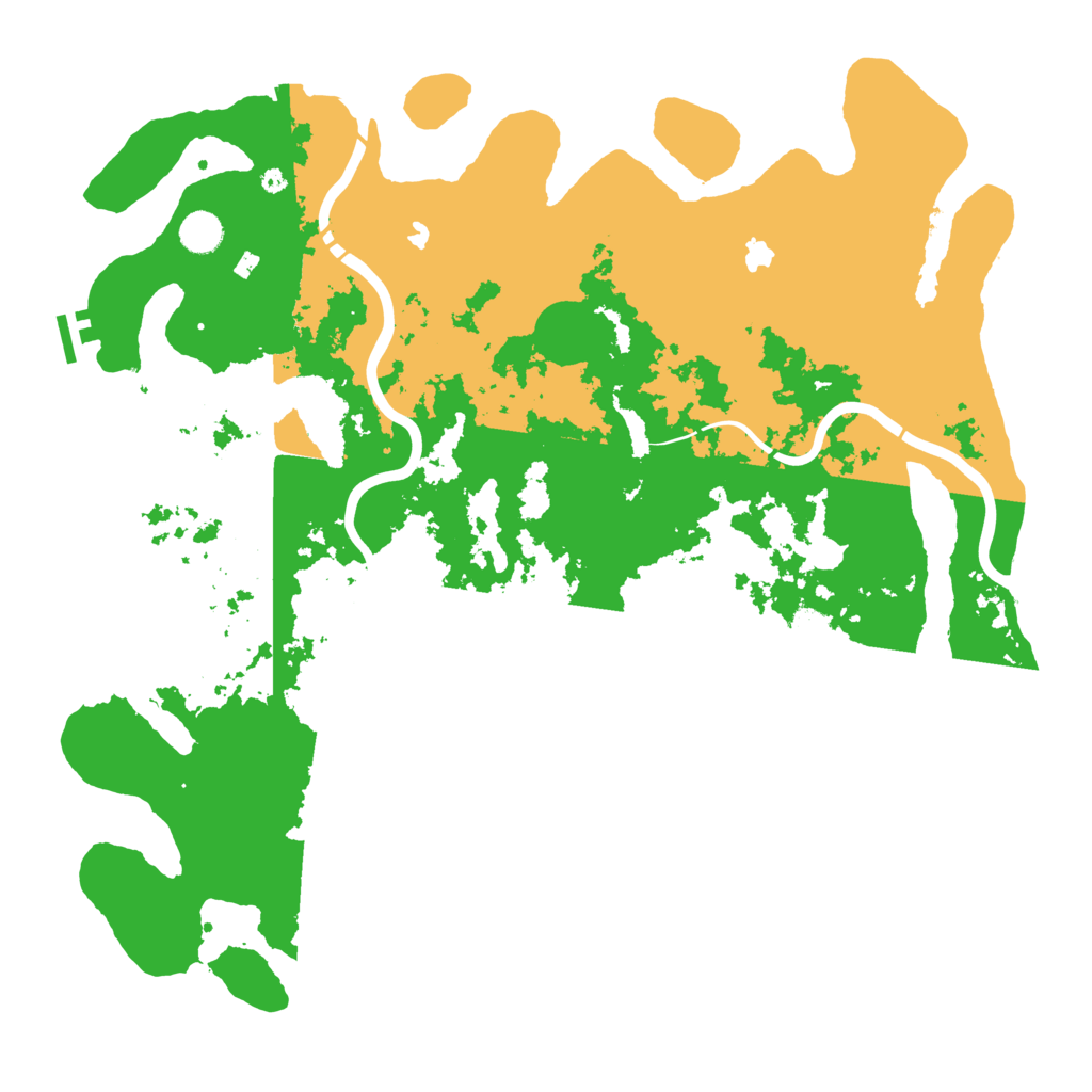 Biome Rust Map: Procedural Map, Size: 4500, Seed: 1630448151