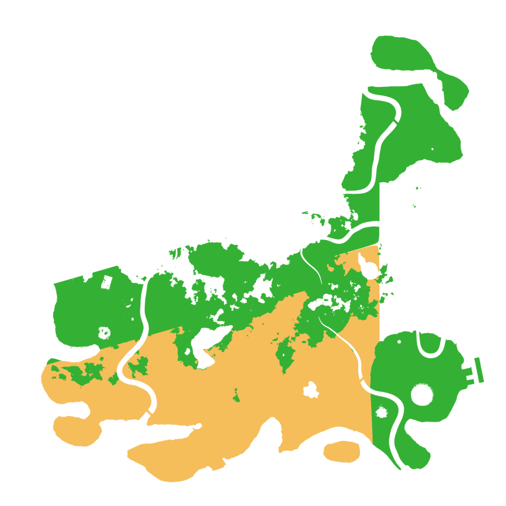 Biome Rust Map: Procedural Map, Size: 4050, Seed: 692269646