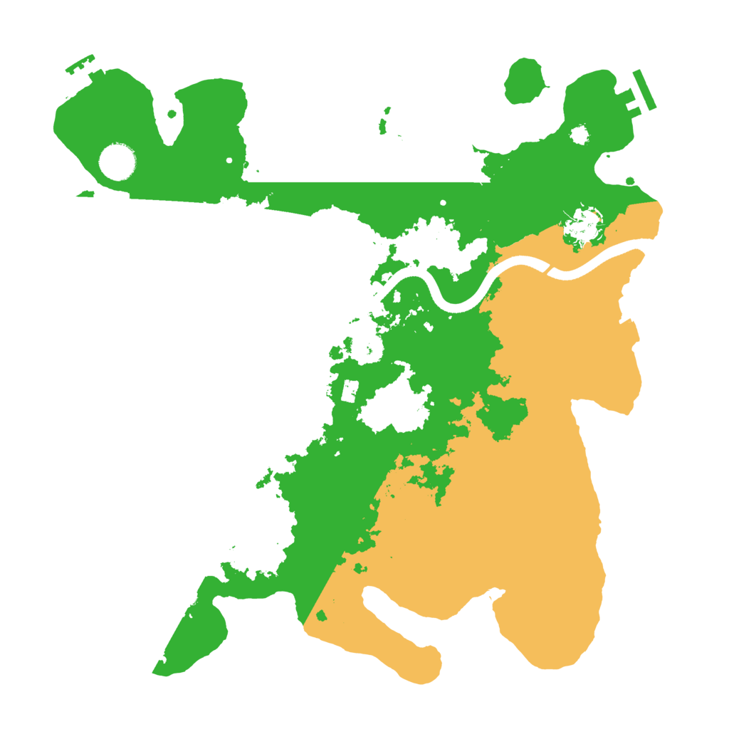Biome Rust Map: Procedural Map, Size: 3500, Seed: 1124650707