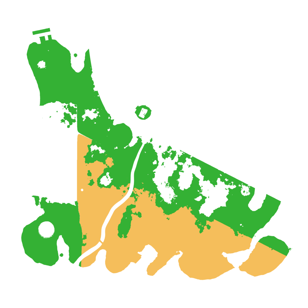 Biome Rust Map: Procedural Map, Size: 3500, Seed: 1179254416
