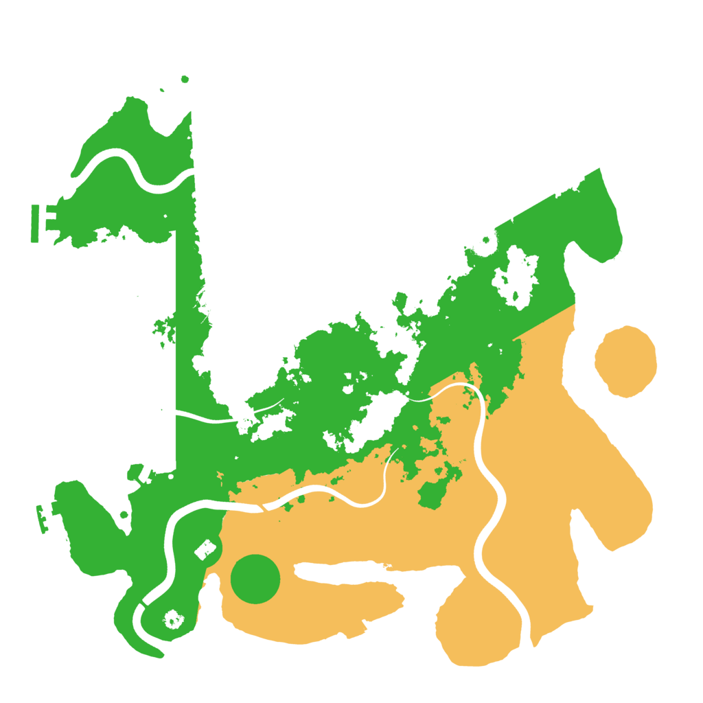 Biome Rust Map: Procedural Map, Size: 3743, Seed: 204241283