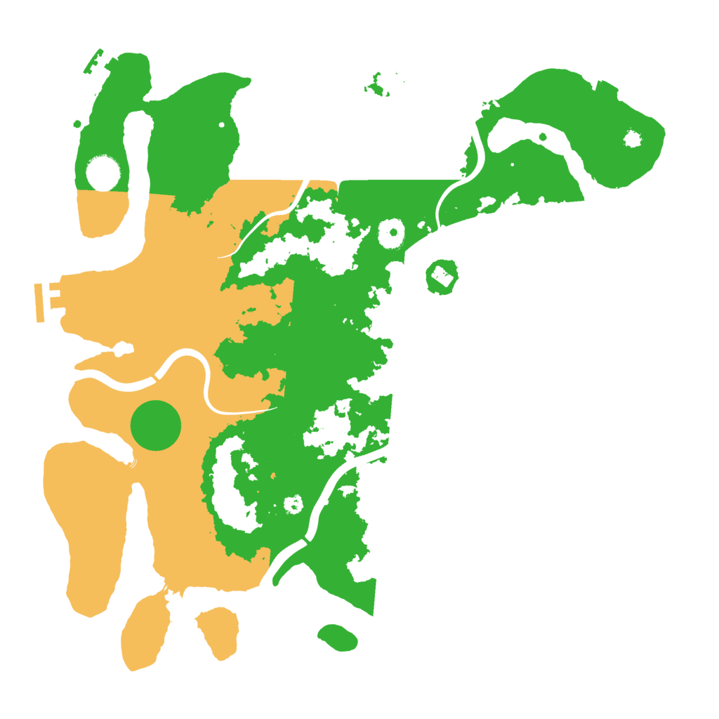 Biome Rust Map: Procedural Map, Size: 3750, Seed: 260717