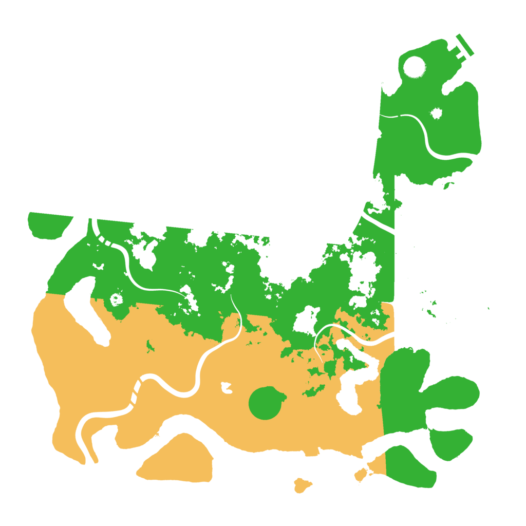Biome Rust Map: Procedural Map, Size: 4250, Seed: 669233