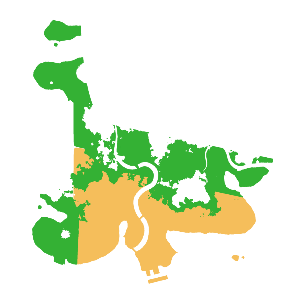Biome Rust Map: Procedural Map, Size: 3000, Seed: 2132763641