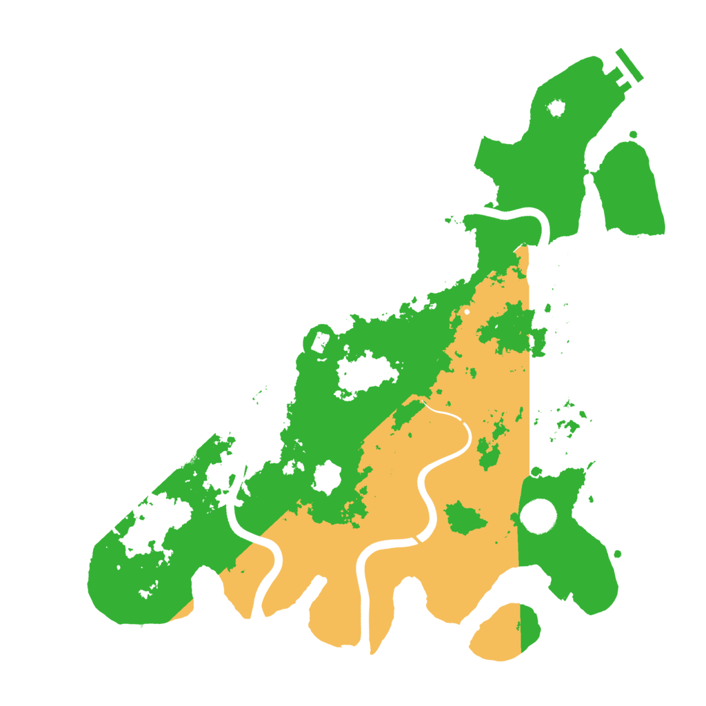 Biome Rust Map: Procedural Map, Size: 3750, Seed: 713515647