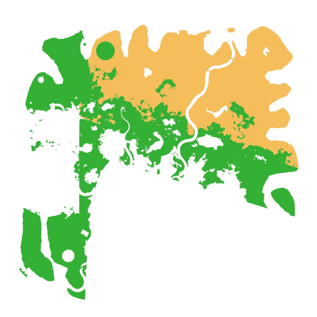 Biome Rust Map: Procedural Map, Size: 4500, Seed: 1821505865