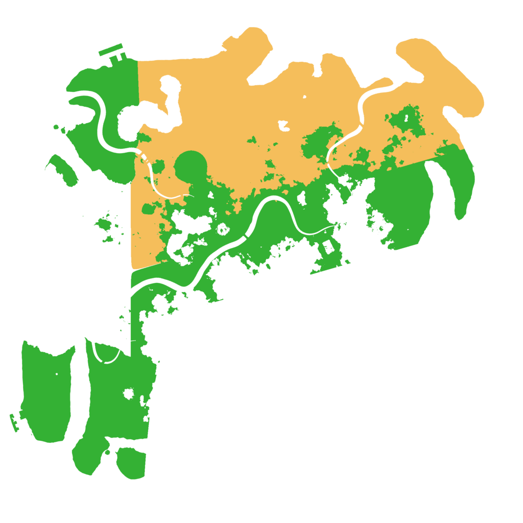 Biome Rust Map: Procedural Map, Size: 4300, Seed: 1726709866