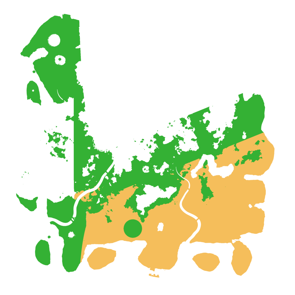 Biome Rust Map: Procedural Map, Size: 4250, Seed: 381290432