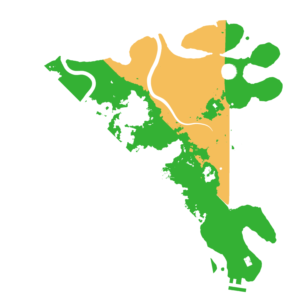Biome Rust Map: Procedural Map, Size: 3500, Seed: 1784228438