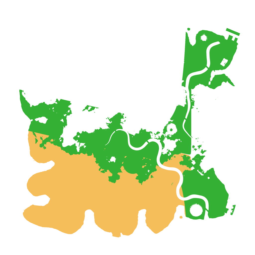 Biome Rust Map: Procedural Map, Size: 3600, Seed: 352140587