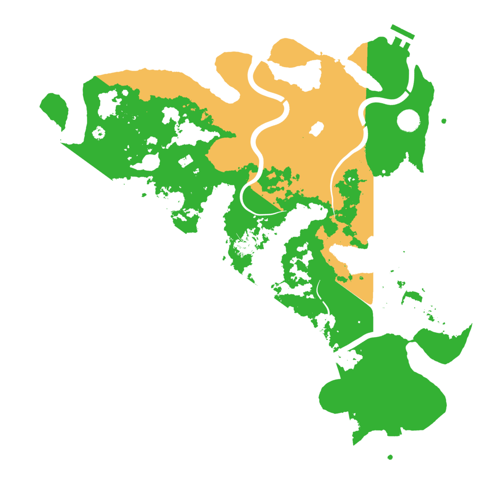 Biome Rust Map: Procedural Map, Size: 4000, Seed: 413399276