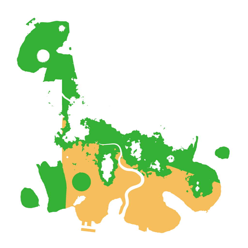 Biome Rust Map: Procedural Map, Size: 3500, Seed: 359673733