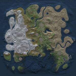 Thumbnail Rust Map: Procedural Map, Size: 4250, Seed: 397226873, 17 Monuments
