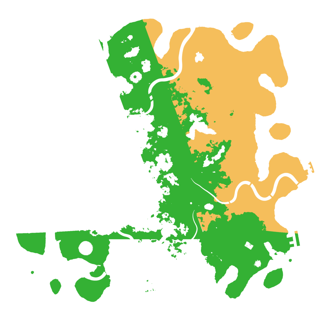 Biome Rust Map: Procedural Map, Size: 4250, Seed: 397226873