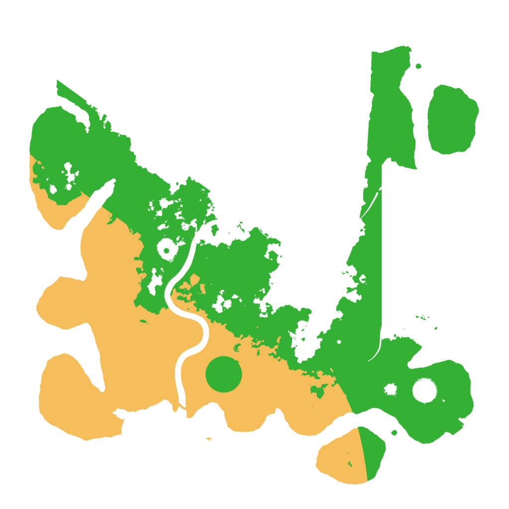 Biome Rust Map: Procedural Map, Size: 3700, Seed: 299894027