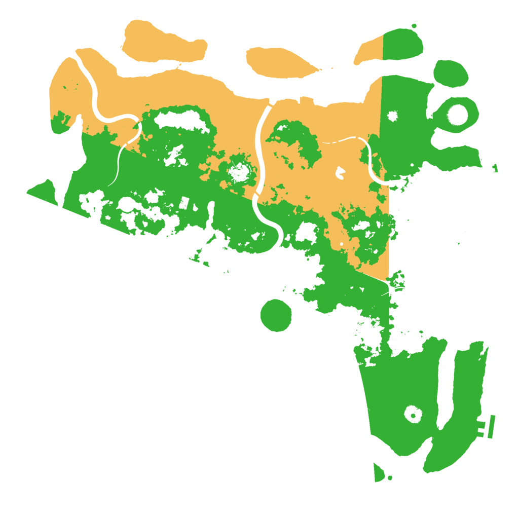 Biome Rust Map: Procedural Map, Size: 4500, Seed: 1607202617