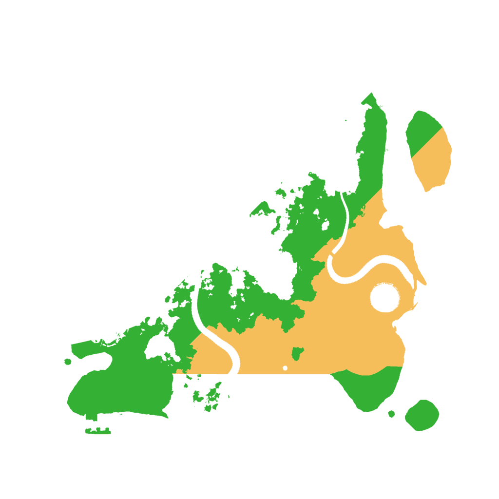 Biome Rust Map: Procedural Map, Size: 3000, Seed: 559536435
