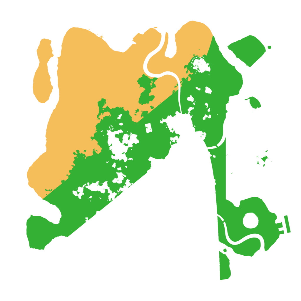 Biome Rust Map: Procedural Map, Size: 3500, Seed: 328388029