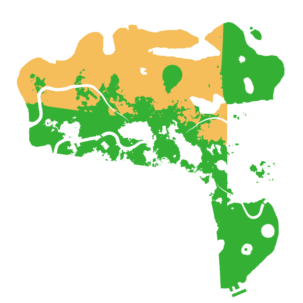 Biome Rust Map: Procedural Map, Size: 4050, Seed: 1370793786