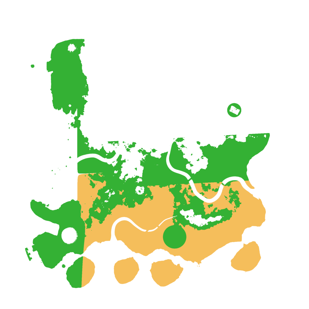Biome Rust Map: Procedural Map, Size: 3500, Seed: 1025341