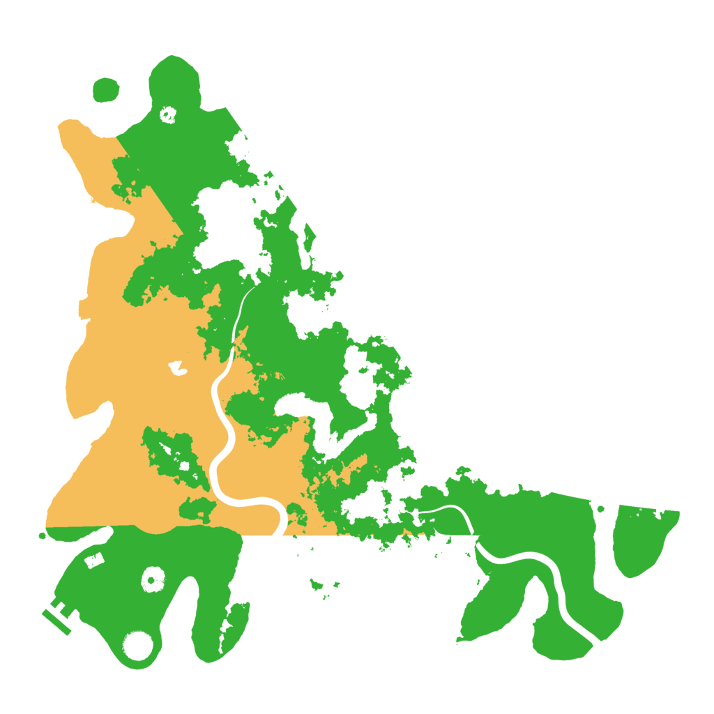 Biome Rust Map: Procedural Map, Size: 4250, Seed: 143052449
