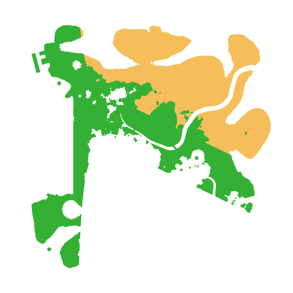 Biome Rust Map: Procedural Map, Size: 3000, Seed: 876623482