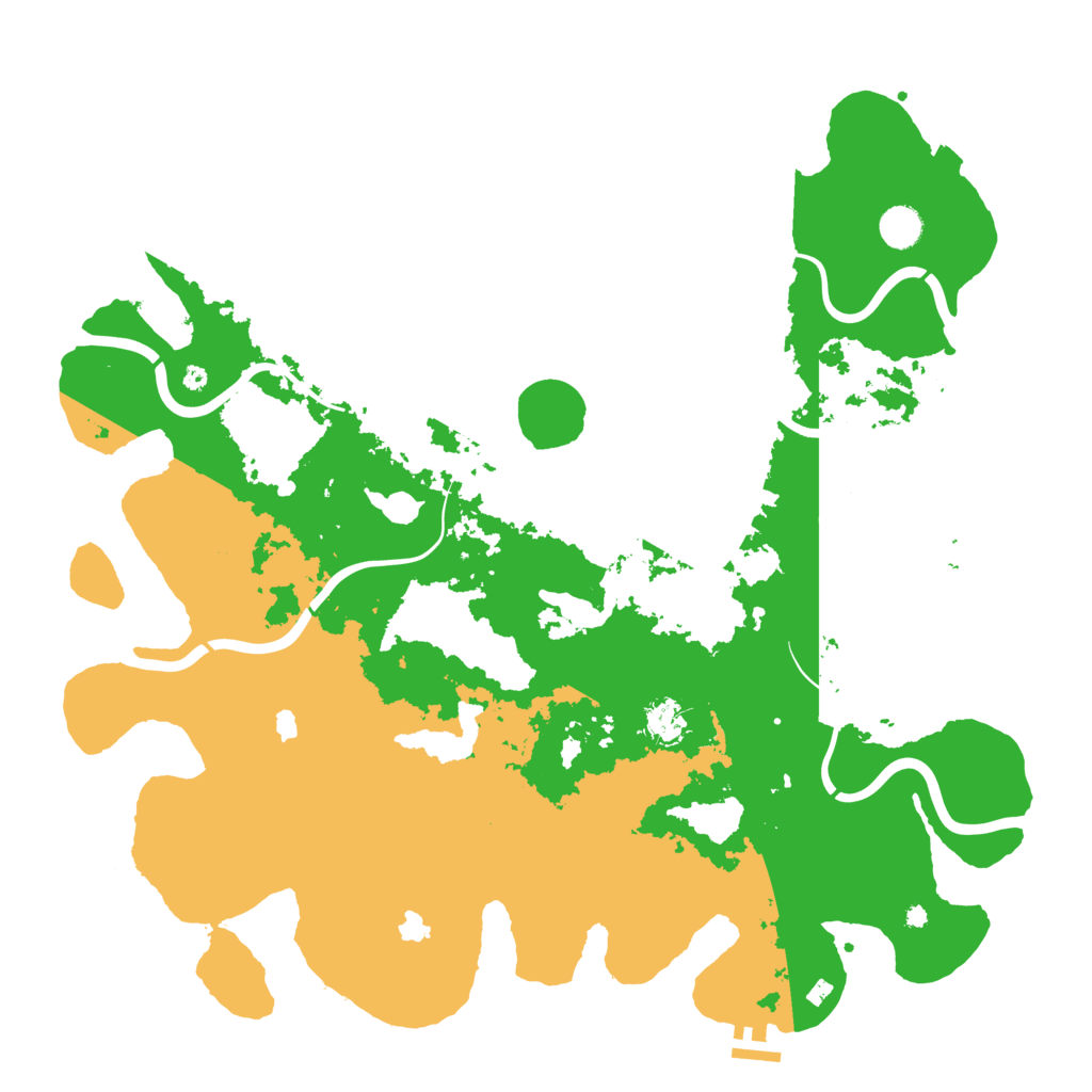 Biome Rust Map: Procedural Map, Size: 4500, Seed: 657252