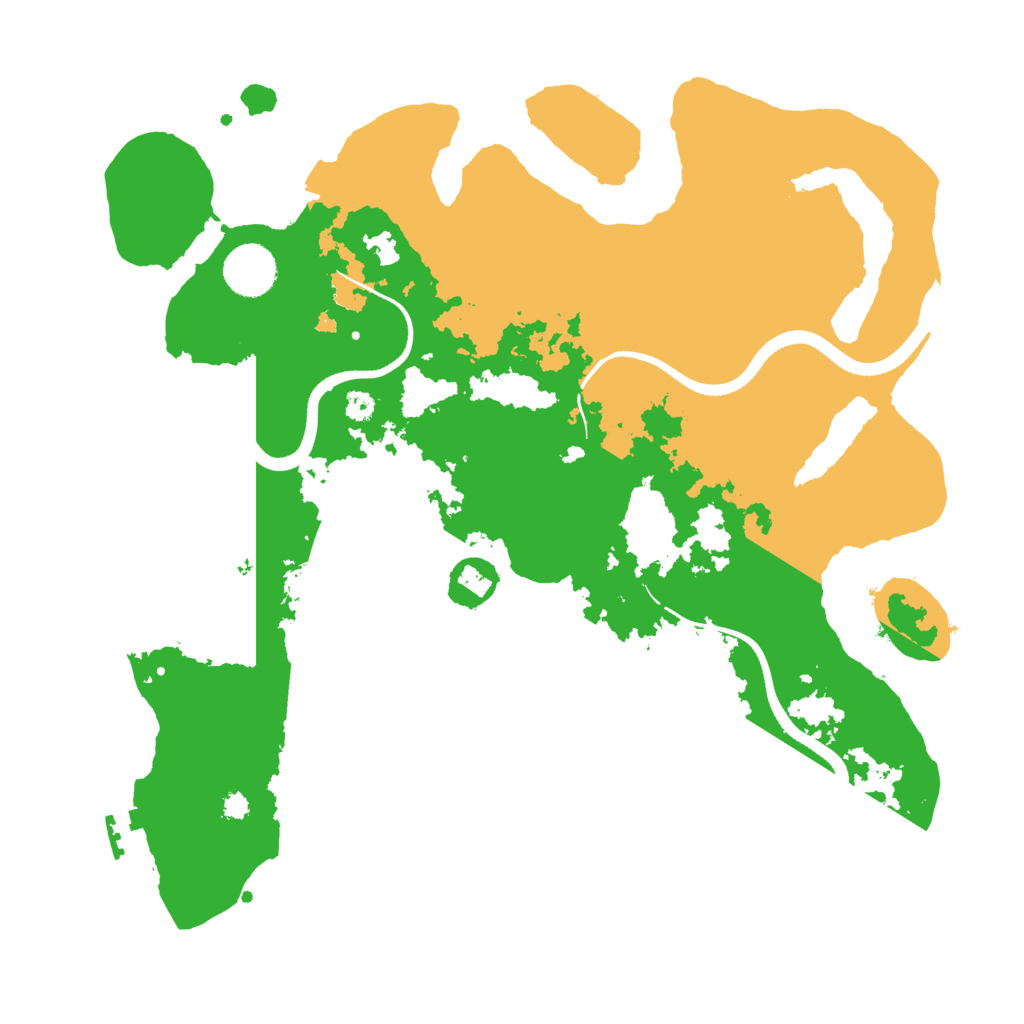 Biome Rust Map: Procedural Map, Size: 3500, Seed: 1447085837