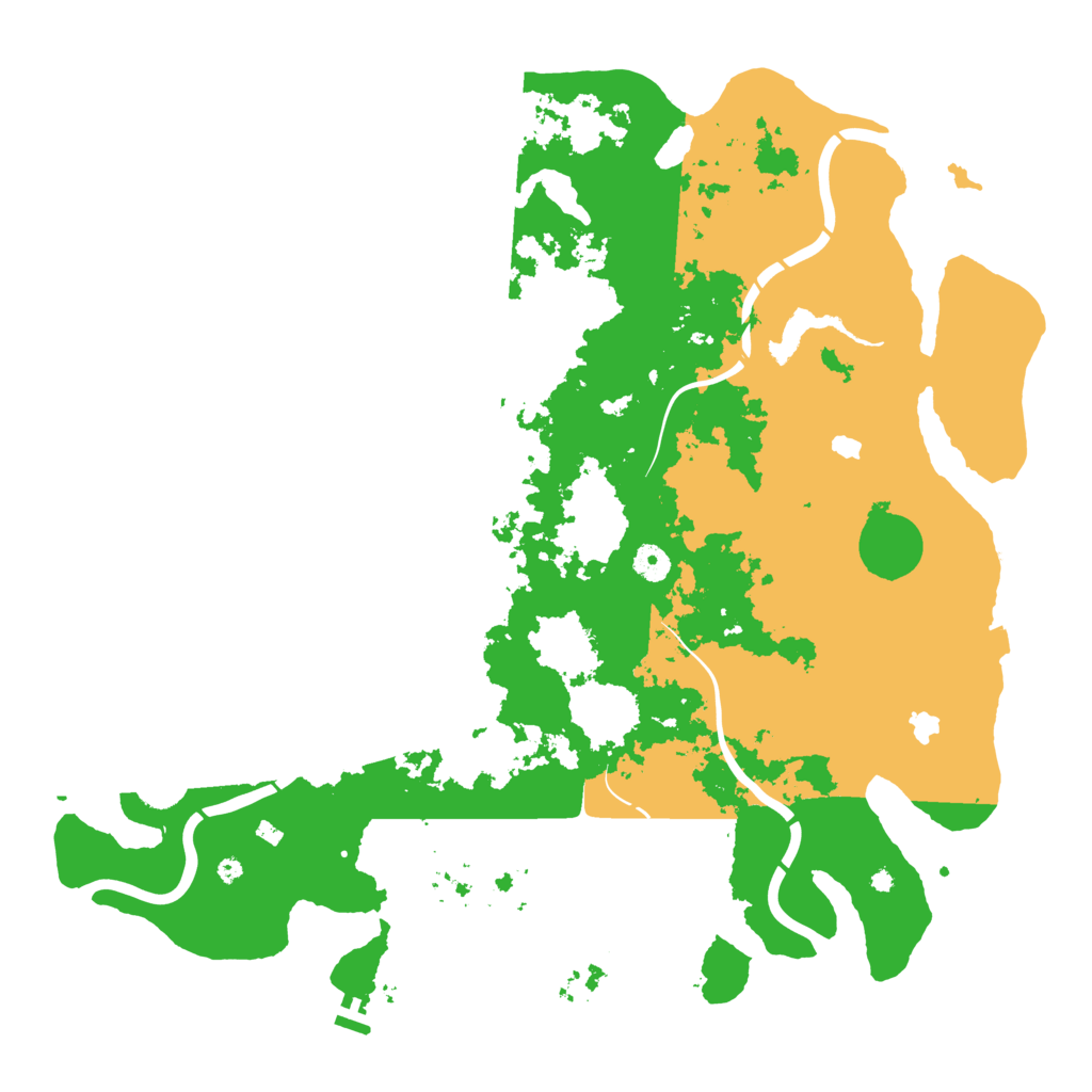 Biome Rust Map: Procedural Map, Size: 4500, Seed: 100575661