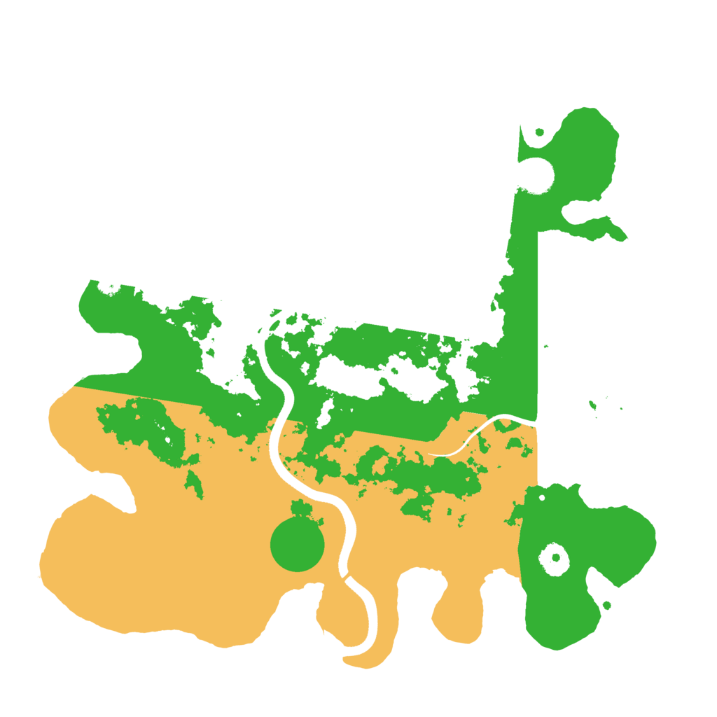 Biome Rust Map: Procedural Map, Size: 3500, Seed: 472084110