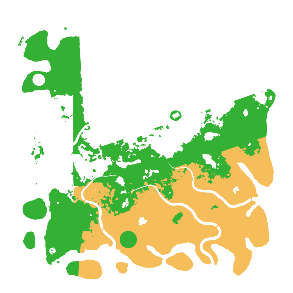 Biome Rust Map: Procedural Map, Size: 4500, Seed: 8121975