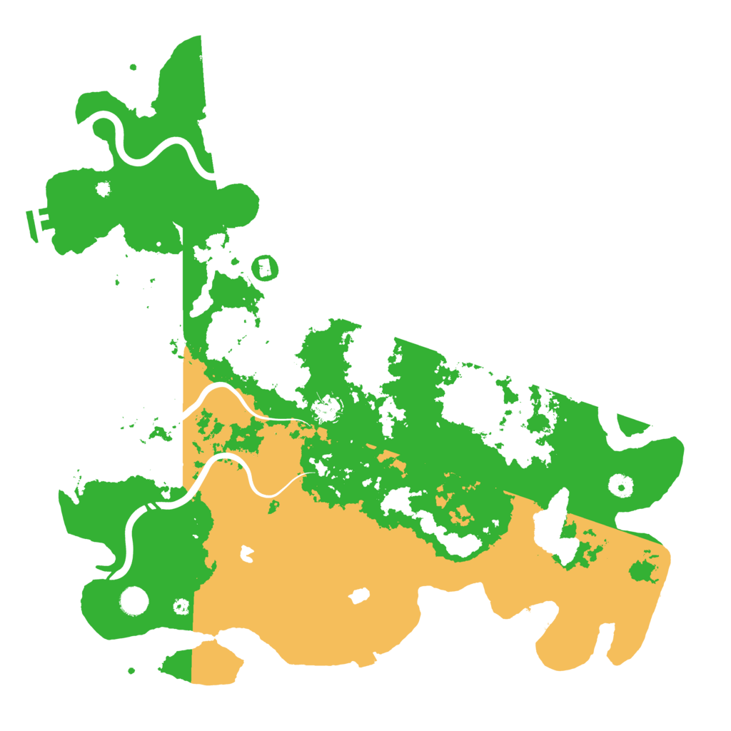 Biome Rust Map: Procedural Map, Size: 4500, Seed: 238021561