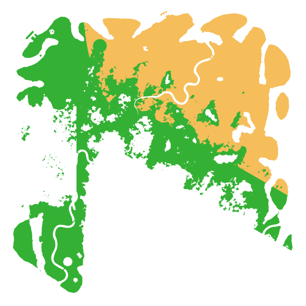 Biome Rust Map: Procedural Map, Size: 6000, Seed: 1466