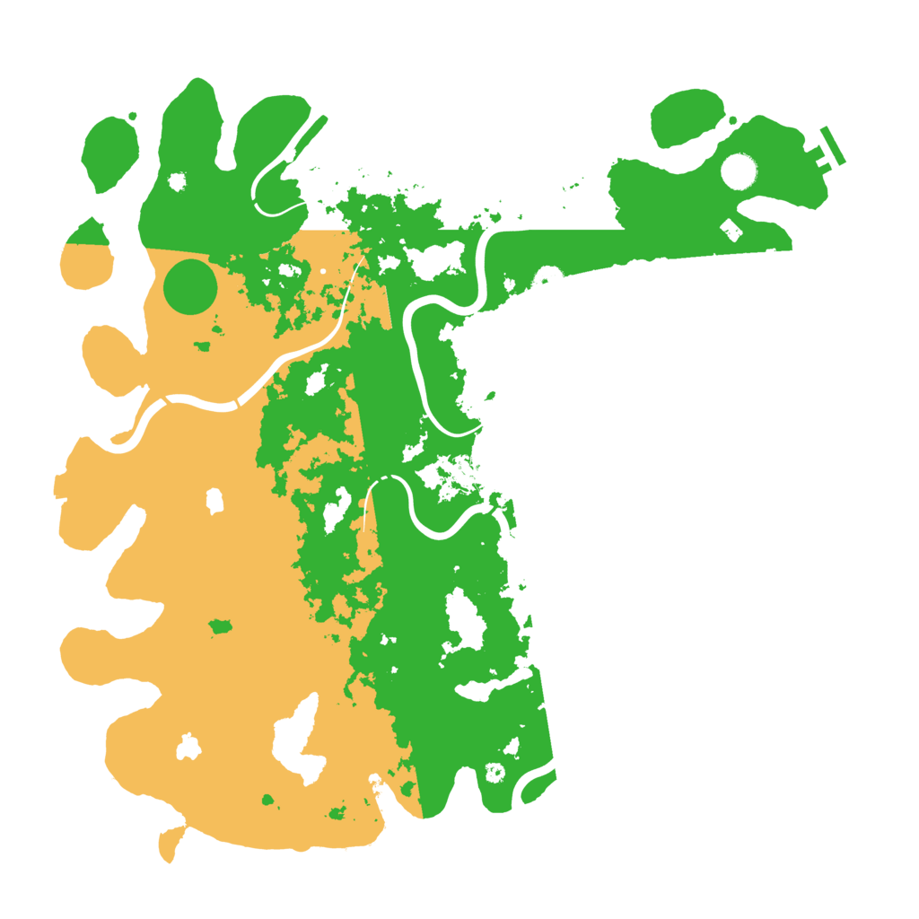 Biome Rust Map: Procedural Map, Size: 4500, Seed: 713622478